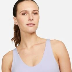 Women's Nike Dri-FIT Indy Plunge Cutout Bra Oxygen Purple/Indigo Haze - DV9837 536 11 Women's Nike Dri-FIT Indy Plunge Cutout Bra Oxygen Purple/Indigo Haze - DV9837 536 -Nike Store DV9837 536 M4