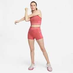 Women's Nike Pro Dri-FIT Femme Shorts Adobe/Sea Coral/Coconut Milk/Coconut Milk - DX0059 655 9 Women's Nike Pro Dri-FIT Femme Shorts Adobe/Sea Coral/Coconut Milk/Coconut Milk - DX0059 655 -Nike Store DX0059 655 M3