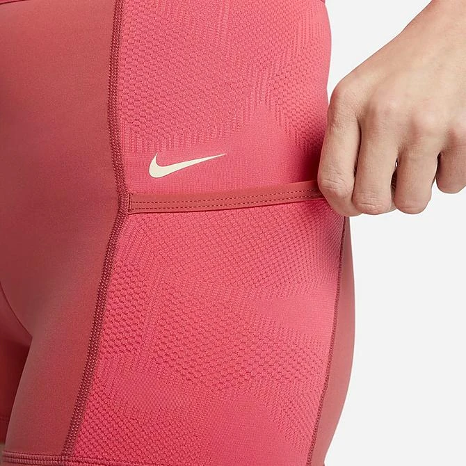 Women's Nike Pro Dri-FIT Femme Shorts Adobe/Sea Coral/Coconut Milk/Coconut Milk - DX0059 655 6 Women's Nike Pro Dri-FIT Femme Shorts Adobe/Sea Coral/Coconut Milk/Coconut Milk - DX0059 655 - Image 4