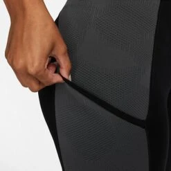 Women's Nike Pro Dri-FIT Training Tights Black/Iron Grey/White - DX0063 010 -Nike Store DX0063 010 M5