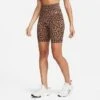 Women's Nike One Dri-FIT Leopard All-over Print 7 Inch Biker Shorts Archaeo Brown/White - DX0122 256 1 Women's Nike One Dri-FIT Leopard All-over Print 7 Inch Biker Shorts Archaeo Brown/White - DX0122 256 -Nike Store DX0122 256 M1
