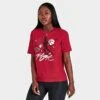 Nike Women's Jordan Flight T-Shirt Gym Red - DX0394 687 -Nike Store DX0394 687 M1