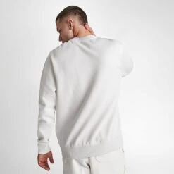 Nike Club Fleece+ Futura Fleece Crewneck Sweatshirt Phantom - DX0529 030 -Nike Store DX0529 030 M4