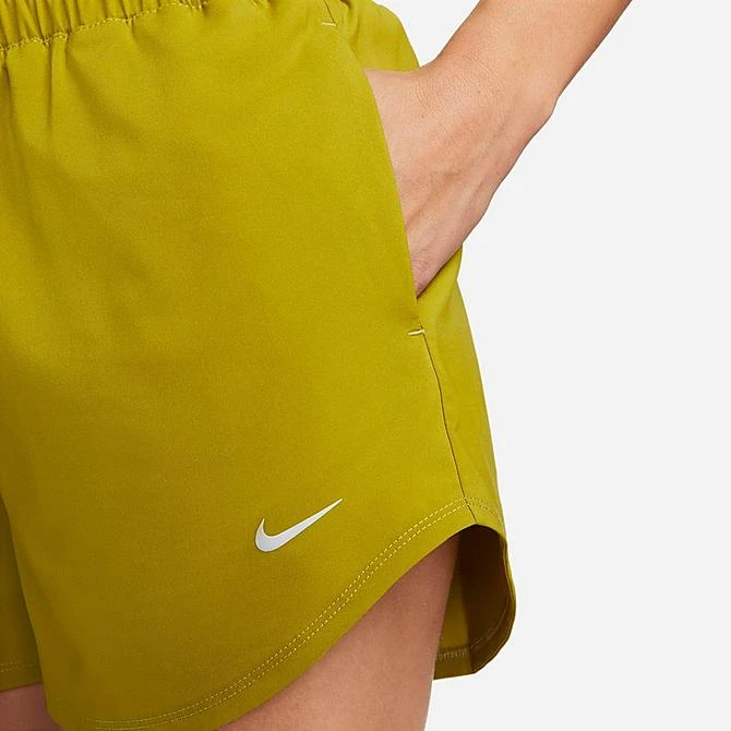 Women's Nike One Dri-FIT Ultra High-Waisted 3-Inch Brief-Lined Shorts Moss/Reflective Silver - DX6642 390 7 Women's Nike One Dri-FIT Ultra High-Waisted 3-Inch Brief-Lined Shorts Moss/Reflective Silver - DX6642 390 - Image 5