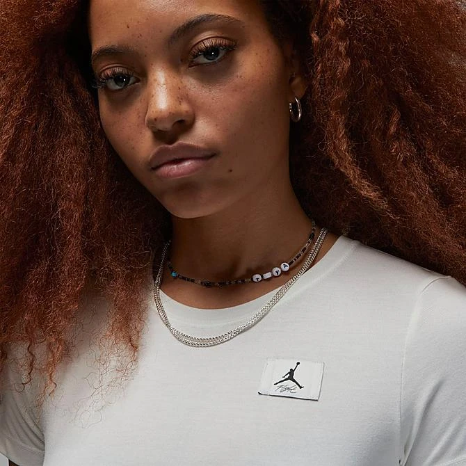 Nike Women's Jordan Slim Fit T-Shirt Sail - DZ3217 100 6 Nike Women's Jordan Slim Fit T-Shirt Sail - DZ3217 100 - Image 4