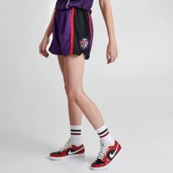 Women's Mitchell & Ness Toronto Raptors NBA Swingman Shorts Purple - EL18123X PPL 10 Women's Mitchell & Ness Toronto Raptors NBA Swingman Shorts Purple - EL18123X PPL -Nike Store EL18123X PPL M3