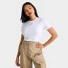 Women's Nike Essential Crop T-Shirt White - FB2873 100 -Nike Store FB2873 100 M1