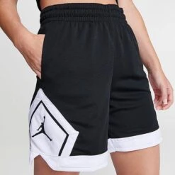 Nike Women's Jordan Sport Diamond Shorts Black/White/White/Black - FB4588 010 -Nike Store FB4588 010 M5