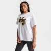 Nike Women's Jordan MJ Girlfriend Graphic T-Shirt White - FB5195 100