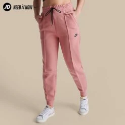 Women's Nike Sportswear Tech Fleece Jogger Pants Red Stardust/Black - FB8330 618