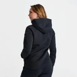 Women's Nike Sportswear Tech Fleece Windrunner Full-Zip Hoodie Black - FB8338 010 -Nike Store FB8338 010 M4