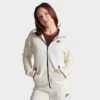 Women's Nike Sportswear Tech Fleece Windrunner Full-Zip Hoodie Ivory - FB8338 110 -Nike Store FB8338 110 M1
