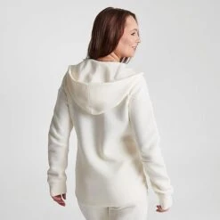 Women's Nike Sportswear Tech Fleece Windrunner Full-Zip Hoodie Ivory - FB8338 110 -Nike Store FB8338 110 M4