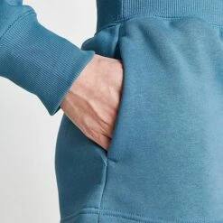 Women's Nike Sportswear Phoenix Fleece High-Rise Shorts Noise Aqua/Sail - FD1409 440 -Nike Store FD1409 440 M6