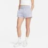 Women's Nike Sportswear Phoenix Fleece High-Rise Shorts Indigo Haze/Sail - FD1409 519 -Nike Store FD1409 519 M1