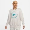 Women's Nike Sportswear Phoenix Fleece Oversized Crewneck Sweatshirt - FD4234 030 -Nike Store FD4234 030 M1