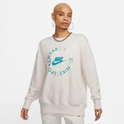 Women's Nike Sportswear Phoenix Fleece Oversized Crewneck Sweatshirt - FD4234 030