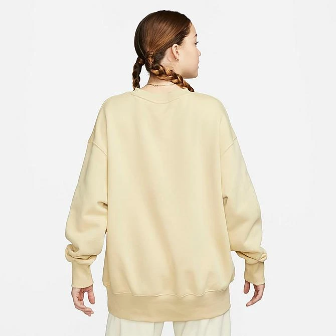 Women's Nike Sportswear Phoenix Fleece Oversized Crewneck Sweatshirt Team Gold - FD4234 783 5 Women's Nike Sportswear Phoenix Fleece Oversized Crewneck Sweatshirt Team Gold - FD4234 783 - Image 3