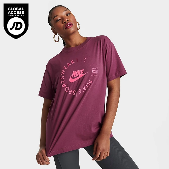 Women's Nike Sportswear Sports Utility T-Shirt Rosewood - FD4235 653 3 Women's Nike Sportswear Sports Utility T-Shirt Rosewood - FD4235 653