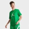 Nike Women's Jordan Short-Sleeve Graphic T-Shirt Lucky Green - FJ2510 310 -Nike Store FJ2510 310 M1