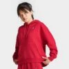 Nike Women's Jordan Brooklyn Fleece Hoodie Gym Red - FN4488 687 2 Nike Women's Jordan Brooklyn Fleece Hoodie Gym Red - FN4488 687 -Nike Store FN4488 687 M1