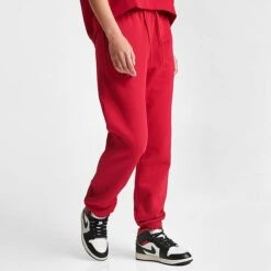 Nike Women's Jordan Brooklyn Fleece Pants Gym Red - FN4494 687 -Nike Store FN4494 687 M3