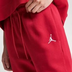 Nike Women's Jordan Brooklyn Fleece Pants Gym Red - FN4494 687 -Nike Store FN4494 687 M5