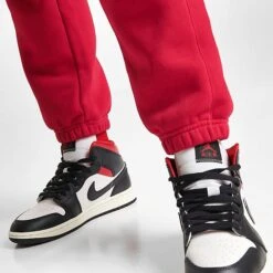 Nike Women's Jordan Brooklyn Fleece Pants Gym Red - FN4494 687 -Nike Store FN4494 687 M6