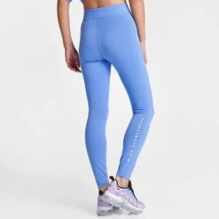 Women's Nike Sportswear Swoosh Life Leggings Polar Ice - FN7699 450 -Nike Store FN7699 450 M4