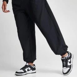 Women's Nike Sportswear Trend Swoosh Woven Jogger Pants Black - FN7700 010 13 Women's Nike Sportswear Trend Swoosh Woven Jogger Pants Black - FN7700 010 -Nike Store FN7700 010 M6