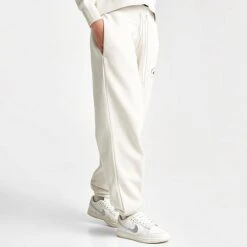 Women's Nike Sportswear Swoosh Life Phoenix Fleece Oversized Jogger Pants Light Orewood Brown - FN7716 104 -Nike Store FN7716 104 M3