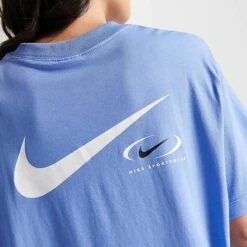 Women's Nike Sportswear Swoosh Life Graphic T-Shirt Polar Ice - FN7722 450 13 Women's Nike Sportswear Swoosh Life Graphic T-Shirt Polar Ice - FN7722 450 -Nike Store FN7722 450 M6