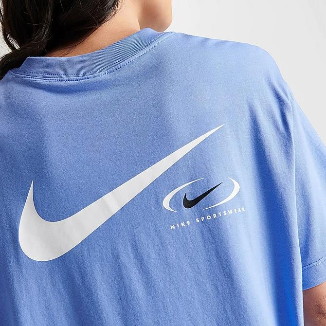 Women's Nike Sportswear Swoosh Life Graphic T-Shirt Polar Ice - FN7722 450 8 Women's Nike Sportswear Swoosh Life Graphic T-Shirt Polar Ice - FN7722 450 - Image 6