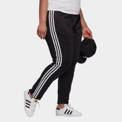 Women's Adidas Originals Primeblue SST Track Pants (Plus Size) Black - GD2362 001 -Nike Store GD2362 001 M4