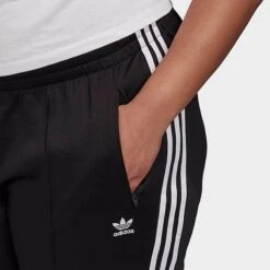 Women's Adidas Originals Primeblue SST Track Pants (Plus Size) Black - GD2362 001 -Nike Store GD2362 001 M5