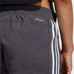 Women's Adidas Pacer 3 Stripes Woven Training Shorts Grey/Black - GM2950 099 -Nike Store GM2950 099 M5