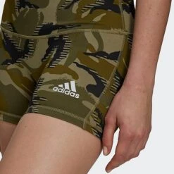 Women's Adidas Camo Short Tights Volleyball Shorts Orbit Green/Black/White - GR9674 315 10 Women's Adidas Camo Short Tights Volleyball Shorts Orbit Green/Black/White - GR9674 315 -Nike Store GR9674 315 M4