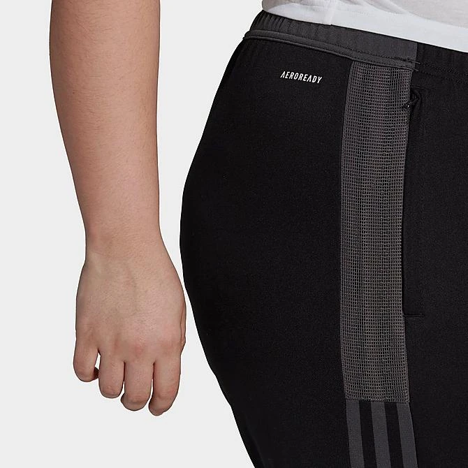Women's Adidas Tiro 21 Track Pants (Plus Size) Black - GU8200 001 6 Women's Adidas Tiro 21 Track Pants (Plus Size) Black - GU8200 001 - Image 4