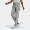 Women's Adidas Essentials Slim Tapered Cuffed Jogger Pants Medium Grey Heather/White - GV6020 035 -Nike Store GV6020 035 M1