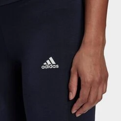 Women's Adidas LOUNGEWEAR Essentials High-Waisted Logo Leggings Ink/White - H07781 408 -Nike Store H07781 408 M4