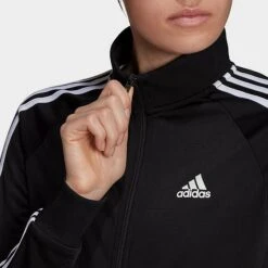 Women's Adidas Essentials Primegreen Warm-Up Track Jacket Black - H48443 001 -Nike Store H48443 001 M5