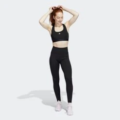 Women's Adidas Optime Training Tights Black - H64213 001 -Nike Store H64213 001 M3