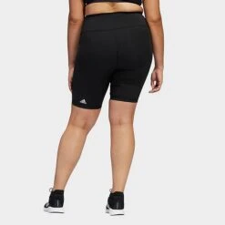 Women's Adidas Optime Training Bike Shorts (Plus Size) Black - HC2990 001 -Nike Store HC2990 001 M4