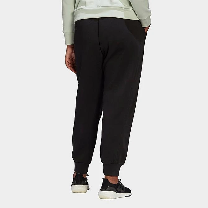 Women's Adidas Sportswear All SZN Fleece Jogger Pants (Plus Size) Black - HK9514 001 4 Women's Adidas Sportswear All SZN Fleece Jogger Pants (Plus Size) Black - HK9514 001 - Image 2