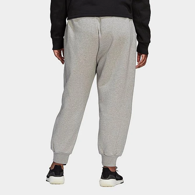 Women's Adidas Sportswear All SZN Fleece Jogger Pants (Plus Size) Medium Grey Heather - HK9515 035 4 Women's Adidas Sportswear All SZN Fleece Jogger Pants (Plus Size) Medium Grey Heather - HK9515 035 - Image 2
