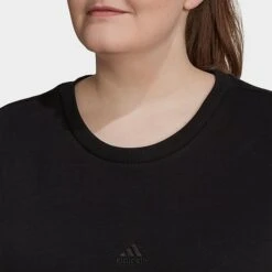 Women's Adidas ALL SZN Fleece Sweatshirt (Plus Size) Black - HK9518 001 11 Women's Adidas ALL SZN Fleece Sweatshirt (Plus Size) Black - HK9518 001 -Nike Store HK9518 001 M5