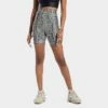 Women's Reebok Cardi B High-Waist Bike Shorts Modern Beige - HM5069 269 -Nike Store HM5069 269 M1
