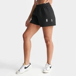 Women's Hoodrich Cargo Fleece Shorts Black - HR1134 001