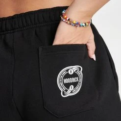 Women's Hoodrich Match Shorts Black/White - HW0009 001 -Nike Store HW0009 001 M6