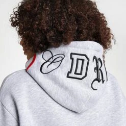 Women's Hoodrich Calor Cropped Hoodie Heather Grey - HW0239 063 -Nike Store HW0239 063 M6